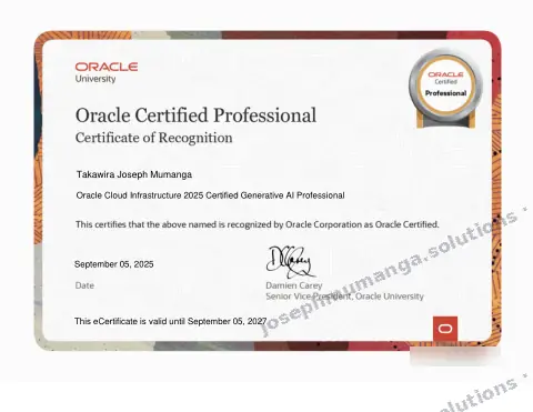 Oracle: Generative AI Pro
