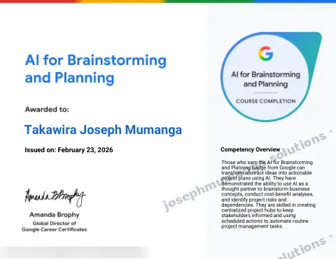 Google: AI for Brainstorming & Planning