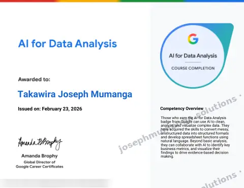 Google: AI for Data Analysis