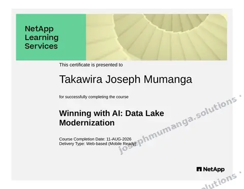 NetApp: NetApp Winning with AI: Data Lake Modernization